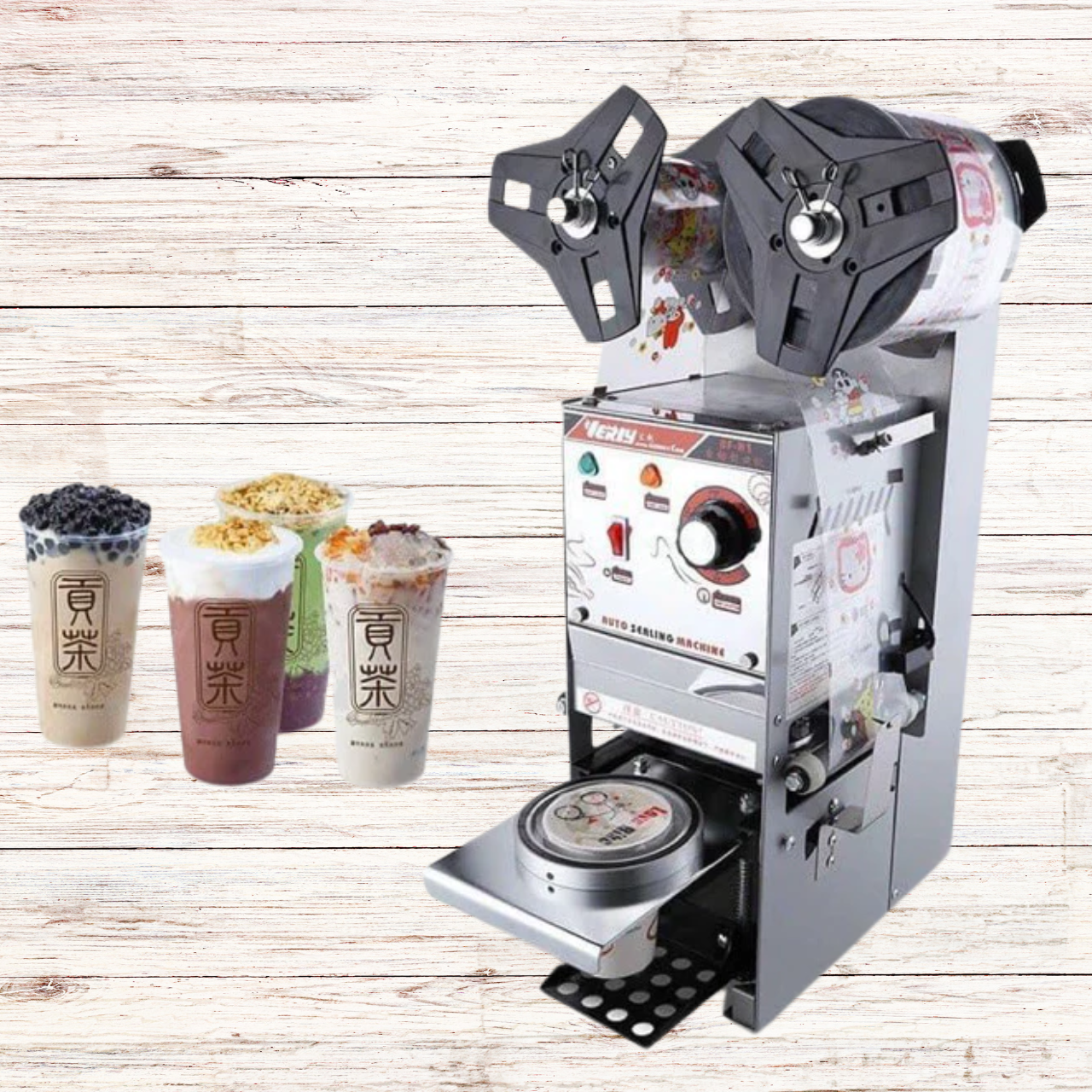 Máy dập cốc bán tự động ESCS01 - Hình ảnh 3